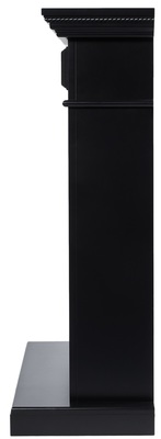 Электрокамин с широким очагом 2D Electrolux EFP/P-3020LS N с порталом Firelight Bianco 30 черная эмаль фото #5
