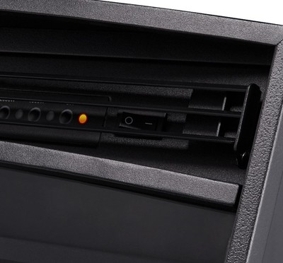 Электрокамин с широким очагом 2D Electrolux EFP/P-3320RLS с порталом Firelight Combi 30 белый, черный фото #5
