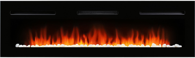 Линейный электрокамин Electrolux Infinity EFP/P-1600ULS с порталом Firelight Moderno Long, белый фото #7