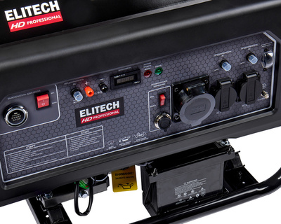 Бензиновый генератор Elitech GES 8000EAW фото #4