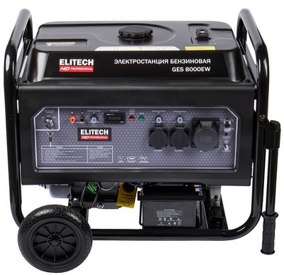 Бензиновый генератор Elitech GES 8000EW фото #10