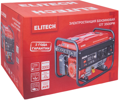 Бензиновый генератор Elitech СГГ 3500РМ фото #10