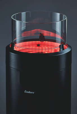 Газовый уличный обогреватель мощностью <7 кВт Enders NOVA LED L черный фото #3