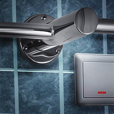 Электрический полотенцесушитель Energy AURA 1200x600 RAL 9005 черный матовый фото #3