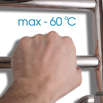 Электрический полотенцесушитель Energy ERGO2 650x500 RAL 9005 черный матовый фото #4