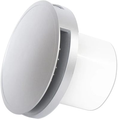 Вытяжка для ванной диаметр 100 мм Europlast EAT100TS с таймером (серебряный) фото #3