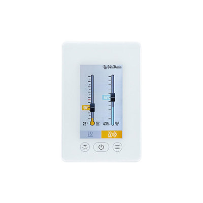 Пульт управления FASEL Touchline 5400 DESIGN TOUCH (управление температурой/влажностью/инфра, Белый) фото #2