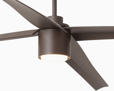 Вентилятор с подсветкой Faro ATTOS BROWN LED 20W 3000K (33495) фото #2