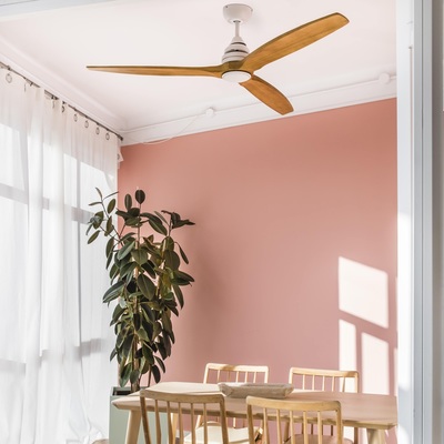 Вентилятор с подсветкой Faro Barcelona Alo DC White 20W фото #3