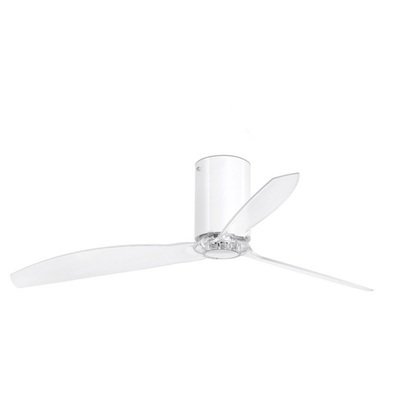 Вентилятор без подсветки Faro Mini Tube Fan Matt White (32039)