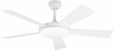Вентилятор с подсветкой Faro SAONA WHITE CEILING FAN LED 24W (33803)