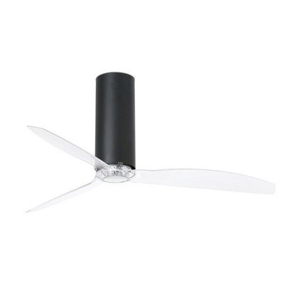 Вентилятор без подсветки Faro Tube Fan Shiny Black (32035)