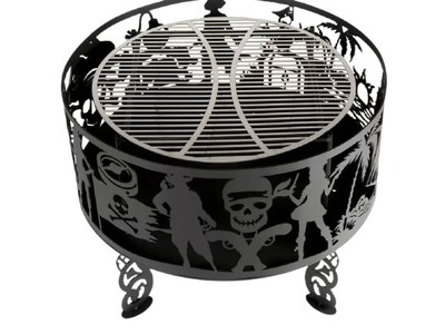 Костровая чаша Fire bowls Пираты (60х60х3) фото #2