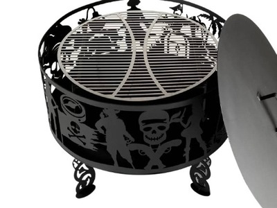 Костровая чаша Fire bowls Пираты (60х60х3) фото #4