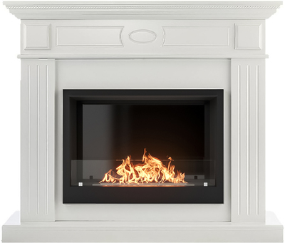 Напольный биокамин Firelight BFP/P-2520 с порталом Bianco 25 белый