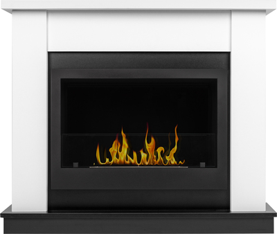 Напольный биокамин Firelight BFP/P-2520 с порталом Canto 25 белый