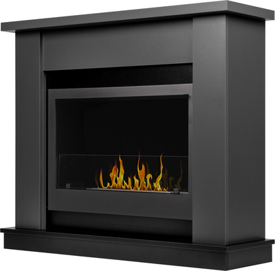Напольный биокамин Firelight BFP/P-2520 с порталом Canto 25 графит фото #2