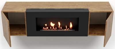 Настенный биокамин Firelight BFP-P1600 дуб вотан фото #3