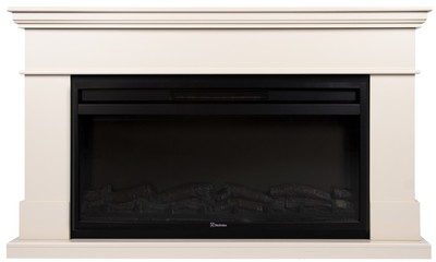 Линейный электрокамин Electrolux EFP/P-4220LS с порталом Firelight California 42, молочный фото #8