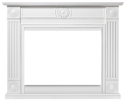 Угловой широкий портал Firelight Frame 25U (угловой) белый