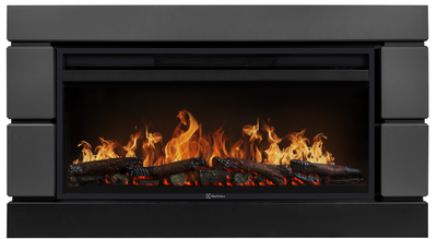 Электрокамин с широким очагом 2D Electrolux EFP/P-3620LS с порталом Firelight Moderno 36, графит