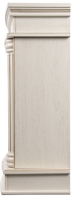 Линейный электрокамин Electrolux EFP/P-4220LS с порталом Firelight Olympia 42, слоновая кость с золотой патиной фото #4