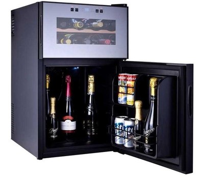 Отдельностоящий винный шкаф до 12 бутылок GASTRORAG BCWH-68 фото #2
