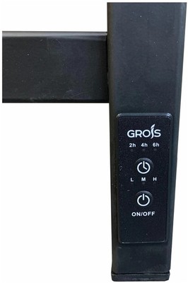 Электрический полотенцесушитель GROIS Bruno GR-121 400/600 П6 RAL9003 U фото #3