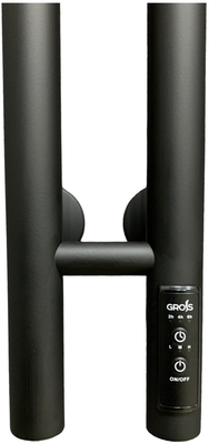 Электрический полотенцесушитель GROIS Orso GR-134 110/1200 П3 RAL9005 фото #3