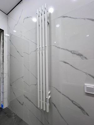 Электрический полотенцесушитель GROIS Quartet GR-135 180х1500 П3 RAL 9016 R фото #3