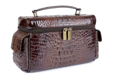 Дорожный хьюмидор Gentili El Inseparable на 20 сигар (SV15-Croco-Brown)