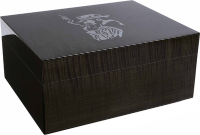 Настольный хьюмидор Gentili Fumatore Argento на 50 сигар, Клен SV50-Maple-Smoker-Silver