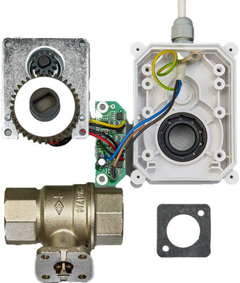 Кран с электроприводом Gidrolock PROFESSIONAL 220V BONOMI 1/2 фото #4