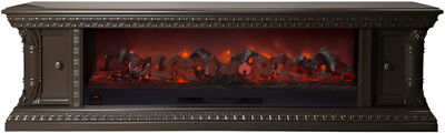 Линейный электрокамин Glenrich Георгия Delux (Premier S130) Шоколад