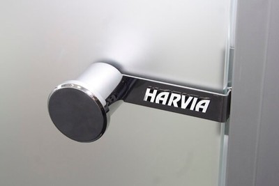 Двери стеклянные HARVIA 8/19 коробка алюминий, стекло серое DA81902 фото #2