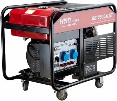 Бензиновый генератор HND GE 12000 XLST фото #2