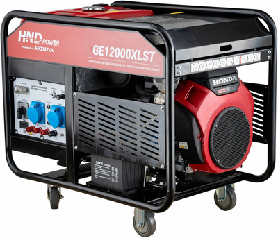 Бензиновый генератор HND GE 12000 XLST фото #7