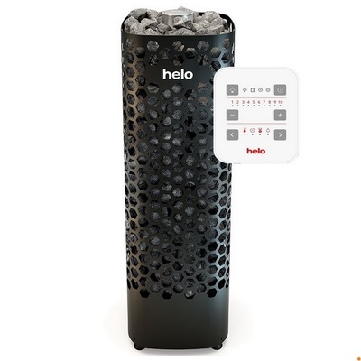 Электрическая печь Helo HIMALAYA 70 BWT Pure 2.0 (6,8 кВт, п/у Pure 2.0 в комплекте, цвет черный)