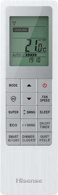 Кондиционер Hisense Silver Crystal Super AS-13UW4RVETG01(S) WI-FI фото #3