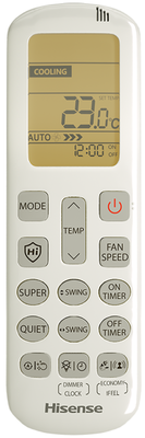 Cплит система Hisense Strong Vibe Classic A AS-36HW4RKZHB Wi-Fi фото #3