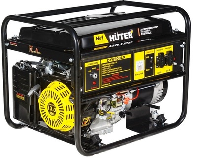 Бензиновый генератор Huter DY6500LX-электростартер фото #9