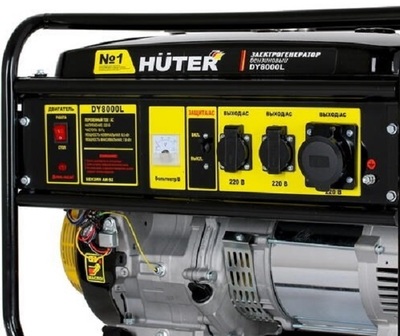 Бензиновый генератор Huter DY8000L фото #8