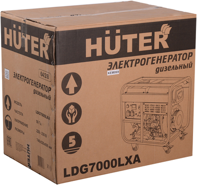 Дизельный генератор Huter LDG 7000LXА фото #9