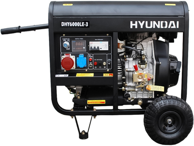 Дизельный генератор Hyundai DHY 6000LE фото #2
