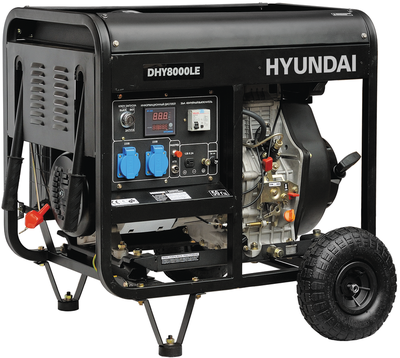 Дизельный генератор Hyundai DHY 8000LE