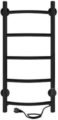 Электрический полотенцесушитель INDIGO Arc Lux б/п (el) 70/30 Черный муар