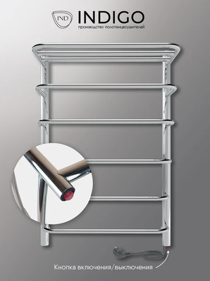 Электрический полотенцесушитель INDIGO Hit (el) 80/50 Полиров. фото #6