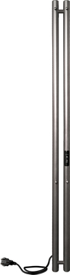 Электрический полотенцесушитель INDIGO Style 2 (el) 120/8 Graphite Metallic
