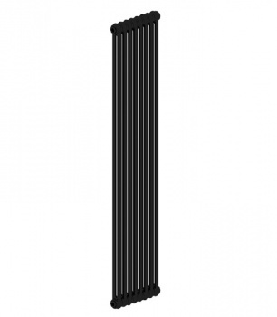 Стальной трубчатый радиатор 2-колончатый IRSAP TESI 21800/08 Т30 cod.10 (RAL9005 черный) (RR218000810A430N01)