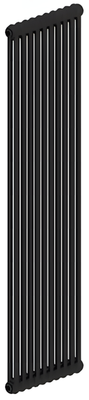 Стальной трубчатый радиатор 2-колончатый IRSAP TESI 21800/10 Т30 cod.10 (RAL9005 черный) (RR218001010A430N01)